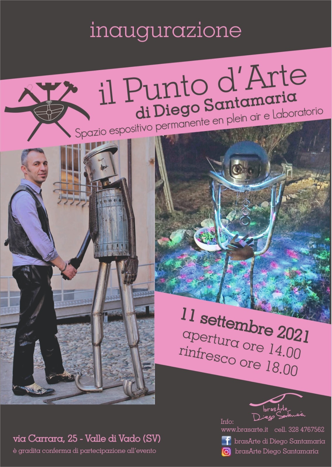 Inaugurazione del Punto d'Arte Il Principato di Diego